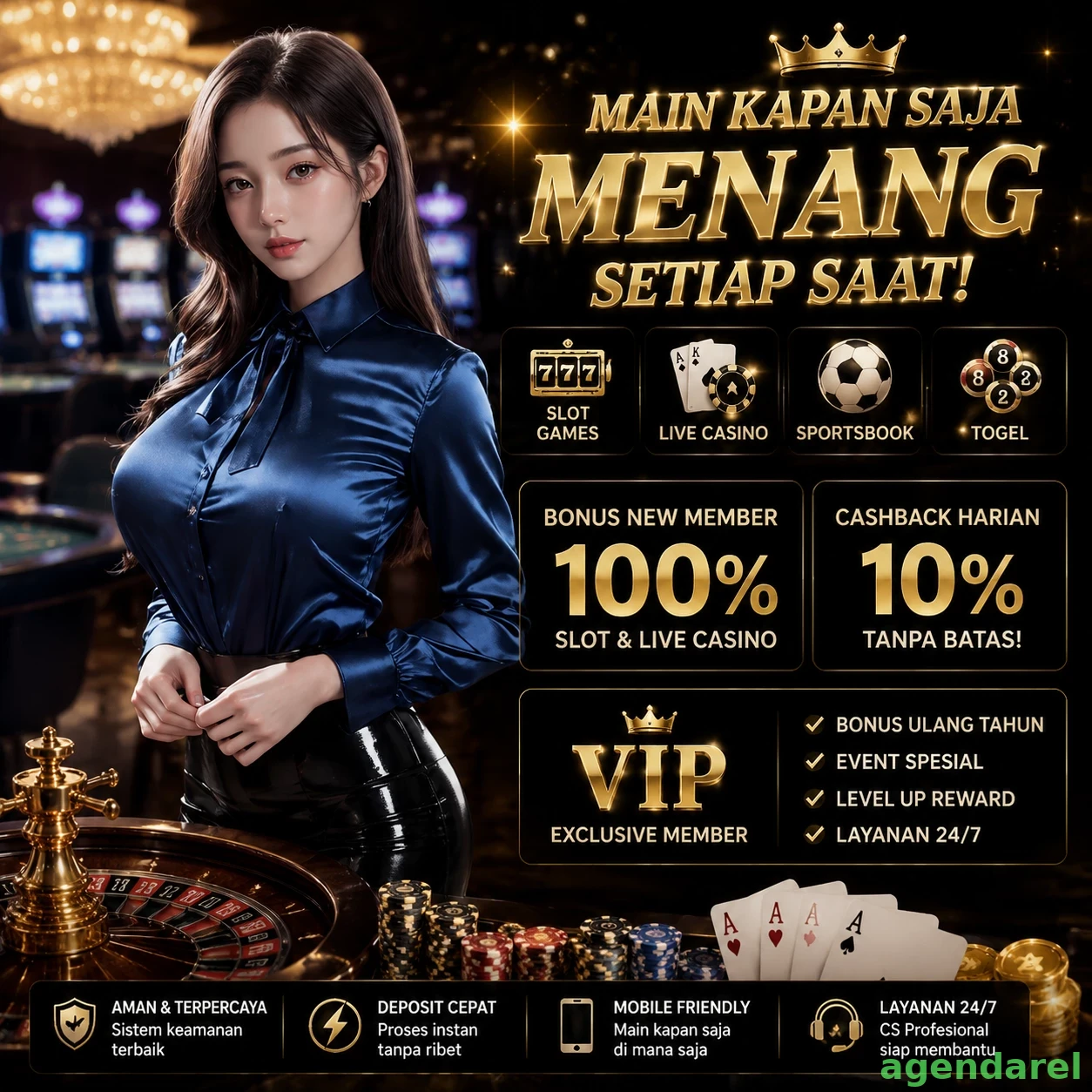 agendarel Memperkenalkan Permainan Slot yang Menarik